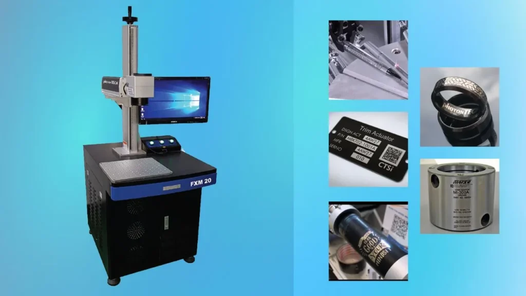 foto mesin Fiber laser marking 1