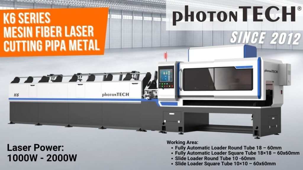 jual mesin laser cutting pipa metal K6 PhotonTECH Foto