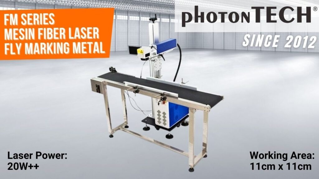 jual fly marking fiber laser fm 20 photontech foto