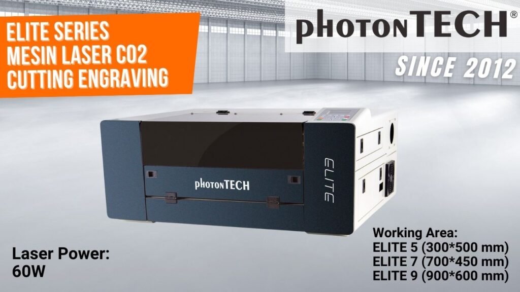 jual mesin laser co2 elite spesial engraving photontech foto