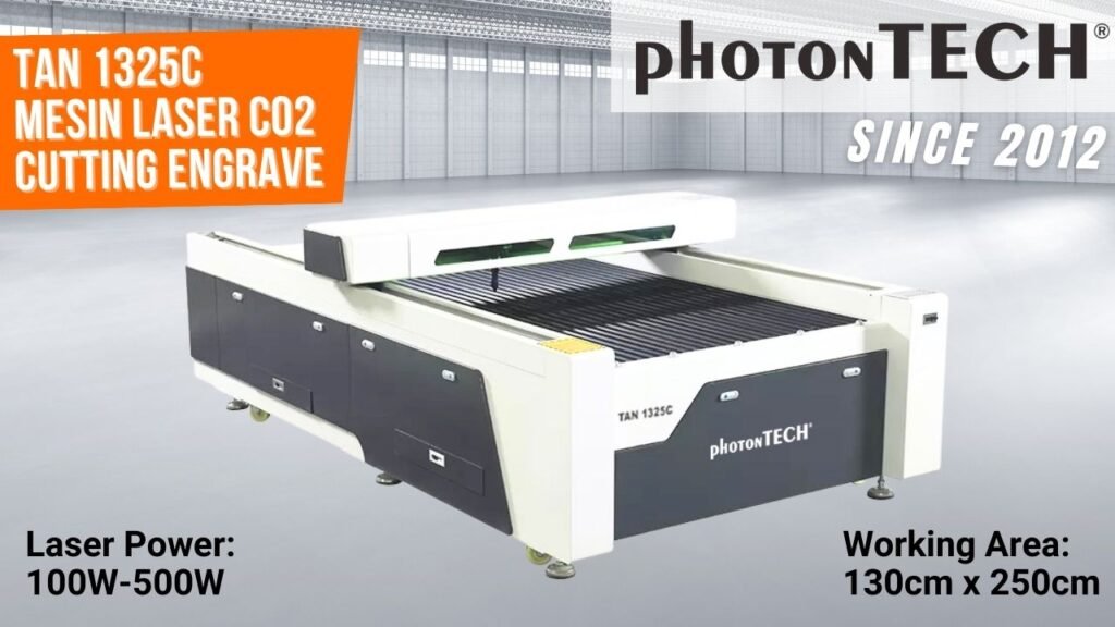 jual mesin laser co2 cutting tan 1325C photontech foto