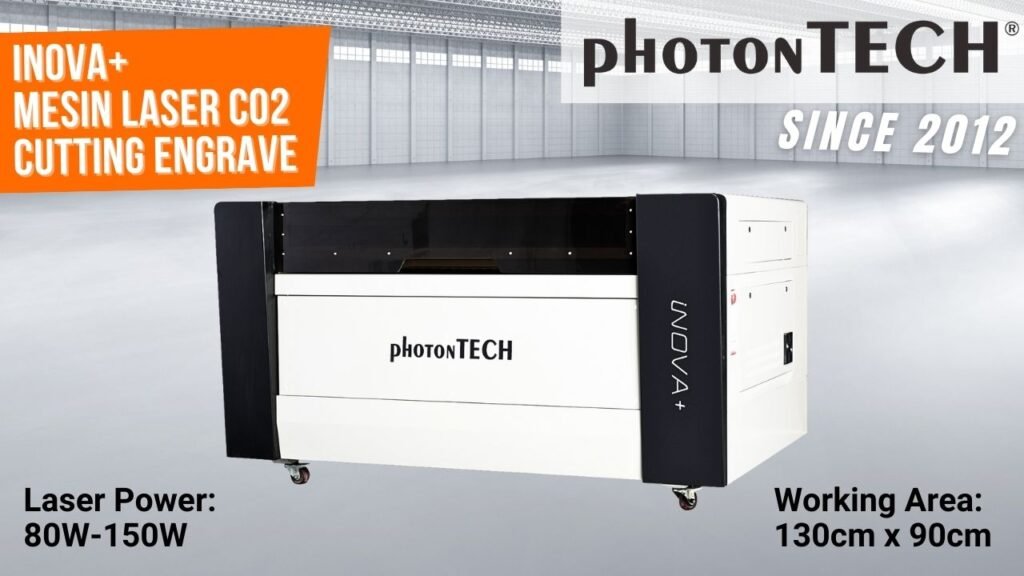 jual mesin laser co2 cutting inova+ photontech foto